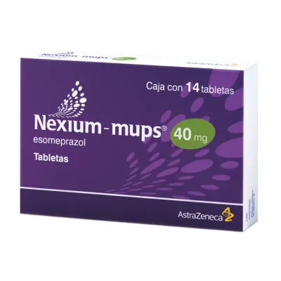 NEXIUM-MUPS 40 MG 14 TAB