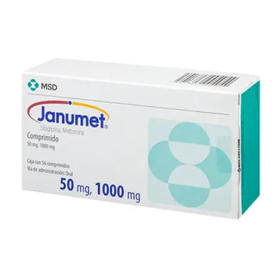 JANUMET 50/1000 MG 56 TAB