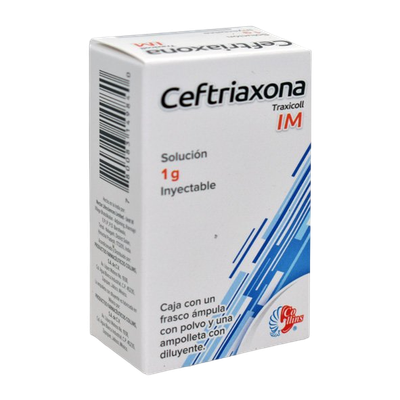 CEFTRIAXONA TRAXICOLL 1 G/3.5 ML AMP IM COLLINS