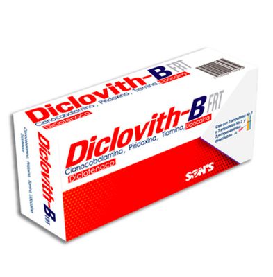DICLOVITH-B-FRT 5/100/100/75/20 MG 3 AMP
