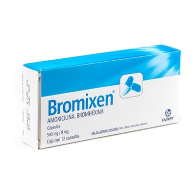 BROMIXEN 500/8 MG 12 CAP