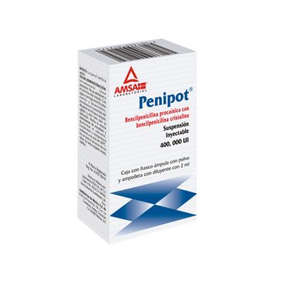 PENIPOT 400,000 UI/2 ML AMP IM
