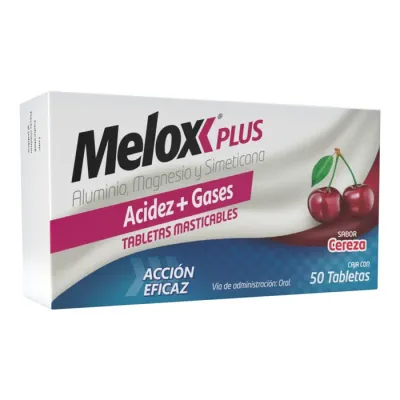 MELOX PLUS 50 TAB CEREZA