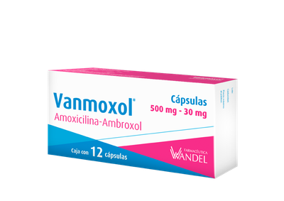 VANMOXOL 500/30 MG 12 CAP