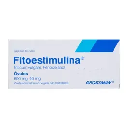 FITOESTIMULINA 600/40 MG 6 OVULOS