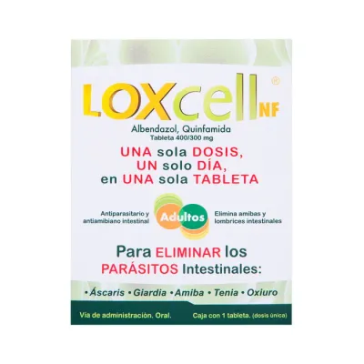 LOXCELL NF ADULTOS 400/300 MG TAB