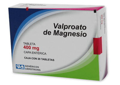 VALPROATO DE MAGNESIO 400 MG 20 TAB ARMSTRONG
