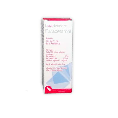 PARACETAMOL 100 MG/1 ML GOT 20 ML BEADVANCE