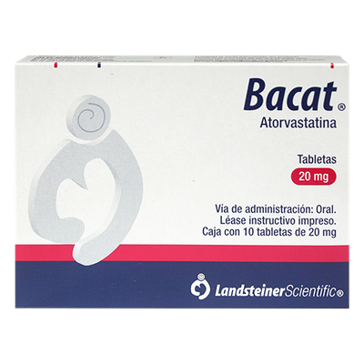 BACAT 20 MG 10 TAB