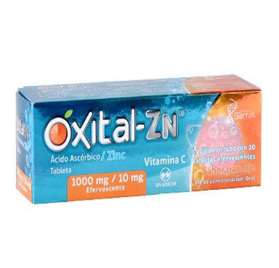OXITAL-ZN 100/10 MG 10 COMP EFERVECENTES