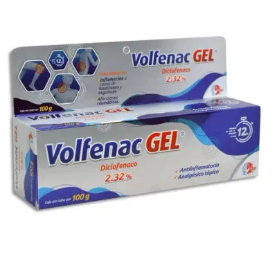 VOLFENAC GEL 2.32% 12H TUBO 100 G