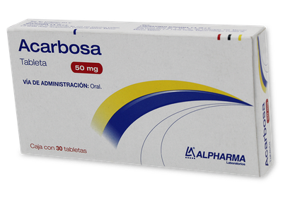 ACARBOSA 50 MG 30 TAB ALPHARMA