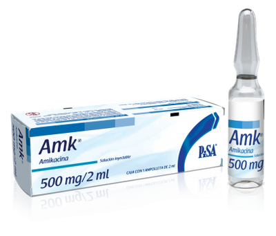 AMK 500 MG/2 ML AMP IM, IV PISA