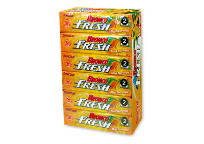 BRONCOFRESH MIEL NARANJA CJA 12 TUBOS