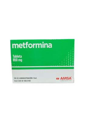 METFORMINA 850 MG 30 TAB AMSA