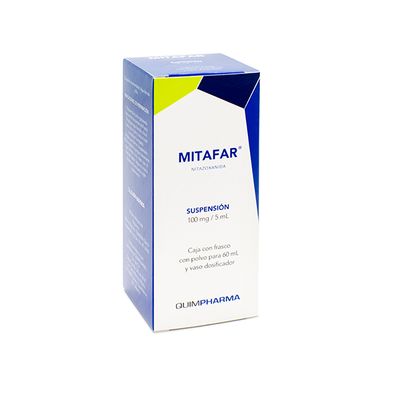 MITAFAR 100 MG/5 ML SUSP 30 ML