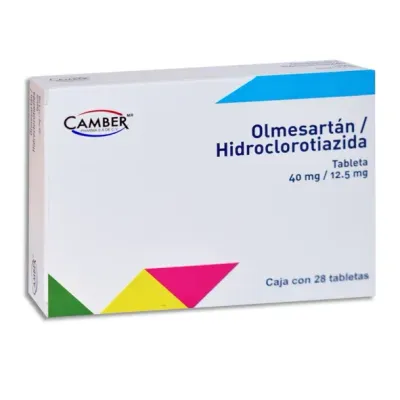 OLMESARTAN, HIDROCLOROTIAZIDA 40/12.5 MG  28 TAB CAMBER