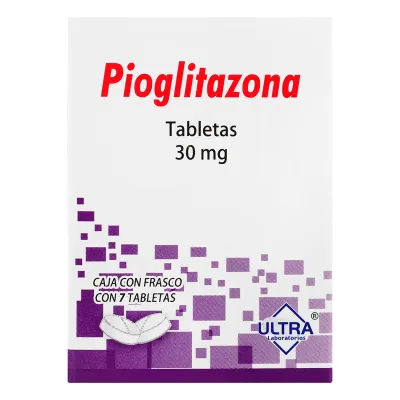 PIOGLITAZONA 30 MG 7 TAB ULTRA