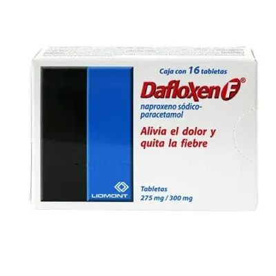 DAFLOXEN F 275/300 MG 16 TAB