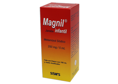 MAGNIL JARABE INFANTIL 250 MG/5 ML JBE 100 ML