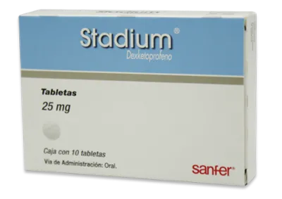 STADIUM 25 MG 10 TAB