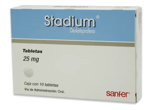 STADIUM 25 MG 10 TAB