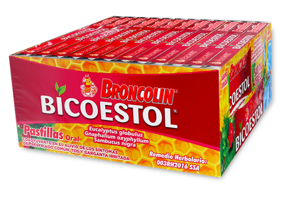 BRONCOLIN BICOESTOL CEREZA 12 PAQ 20 G