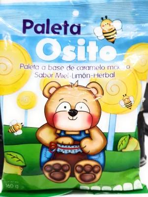 PALETA OSITO BOL 40 PZAS
