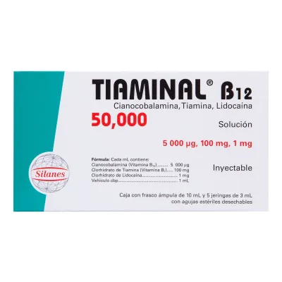 TIAMINAL B12 50,000 5 AMP 10 ML IM