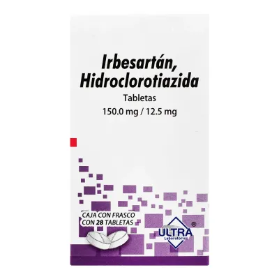 IRBESARTAN, HIDROCLOROTIAZIDA 150/12.5 MG 28 TAB  ULTRA