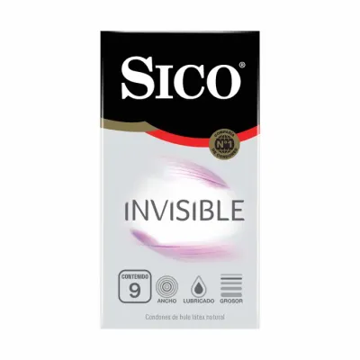 CONDONES SICO INVISIBLE 3 PZAS