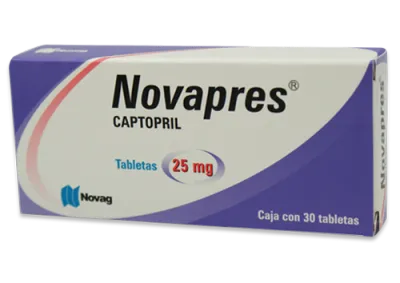 NOVAPRES 25 MG 30 TAB