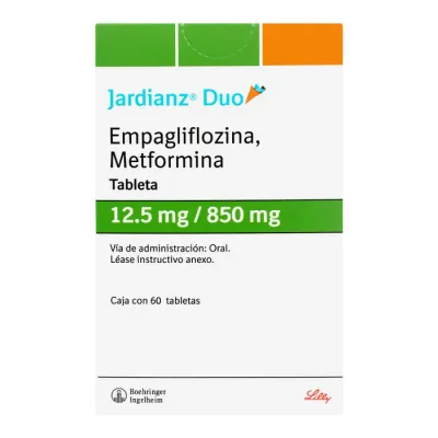 JARDIANZ DUO 12.5/850 MG 60 TAB