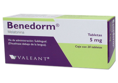BENEDORM 5 MG 20 TAB SUBL