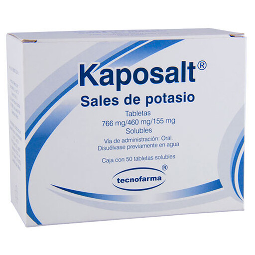 KAPOSALT 766/460/155 MG 50 TAB SOL