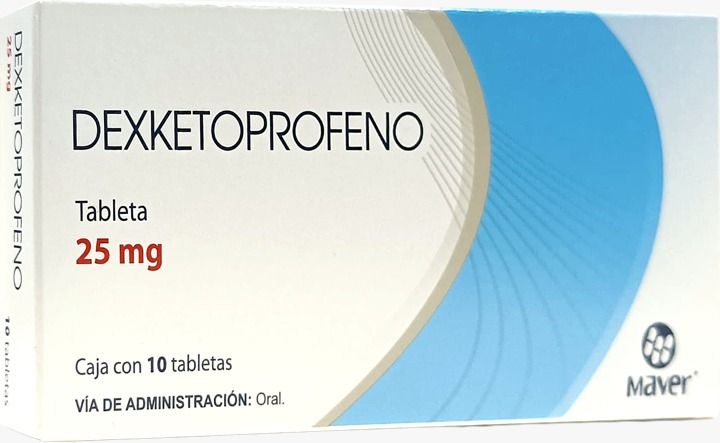 DEXKETOPROFENO 25 MG 10 TAB MAVER