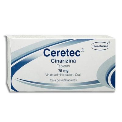 CERETEC 75 MG 60 TAB