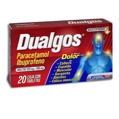 DUALGOS 325/200 MG 20 TAB