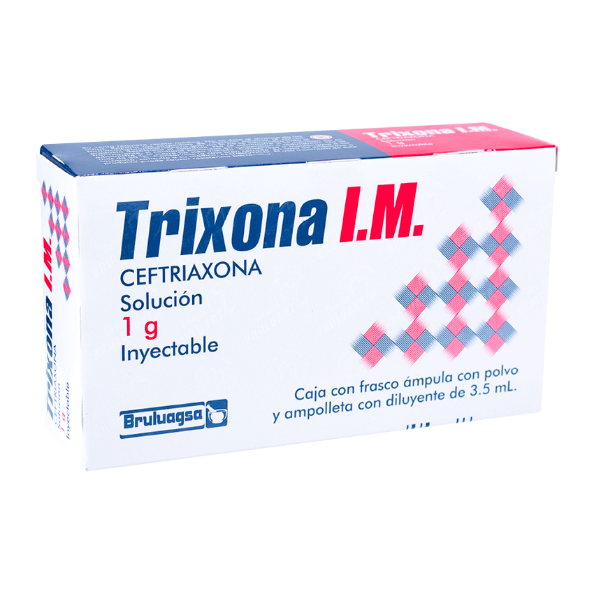 TRIXONA I.M. 1 G/3.5 ML AMP IM