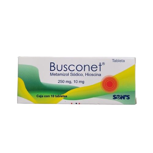 BUSCONET 250/10 MG 10 TAB