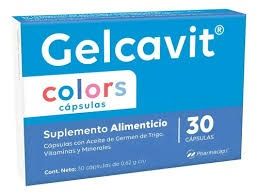 GELCAVIT COLORS  30 CAP