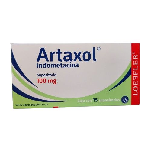 ARTAXOL 100 MG 15 SUPOSITORIOS