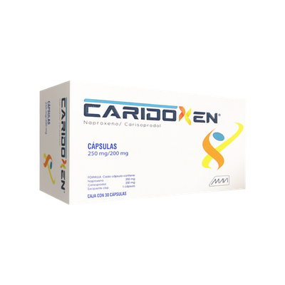 CARIDOXEN 250/200 MG 30 CAP