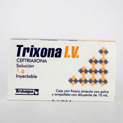 TRIXONA I.V. 1 G FCO AMP IV 10 ML
