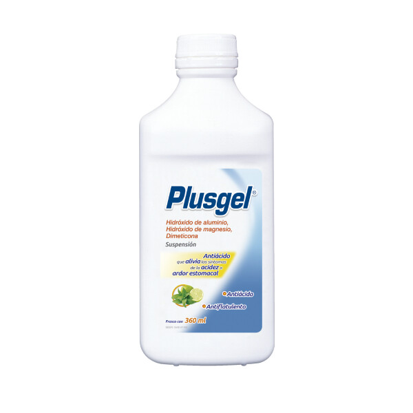 PLUS GEL 200/185/50 MG/5 ML SOL 360 ML