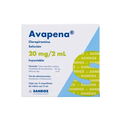 AVAPENA 20 MG/2 ML 5 AMP