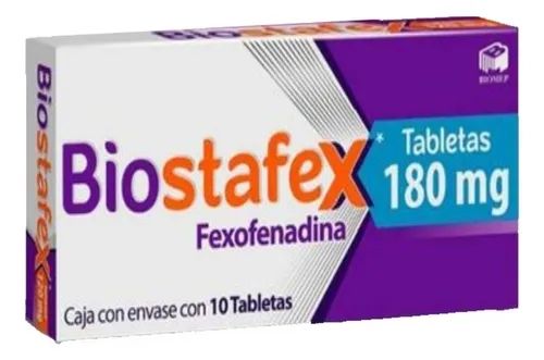 BIOSTAFEX 180 MG 10 TAB