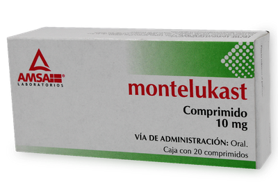MONTELUKAST 10 MG 20 COMPR AMSA