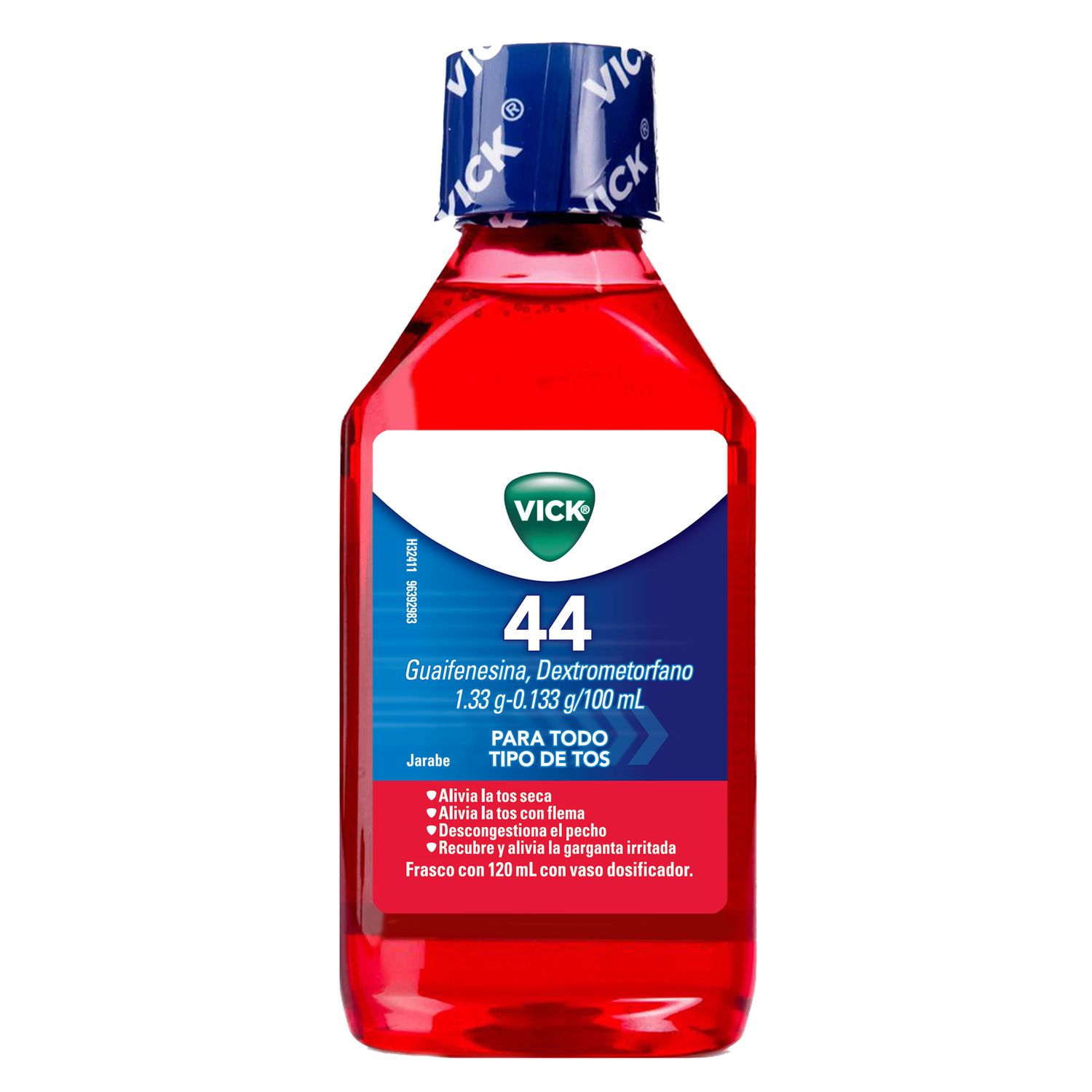 VICK 44 ADULTO 1.33/0.133 G  JBE 120 ML