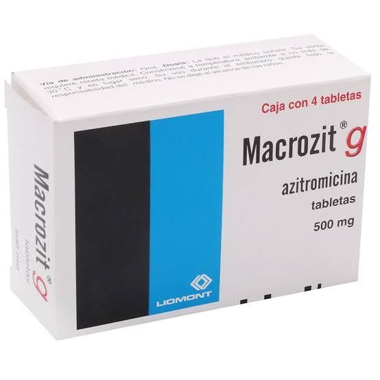 MACROZIT G 500 MG 4 TAB